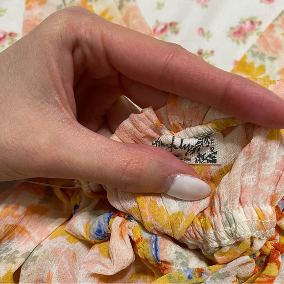 FREE PEOPLE DANCE WITH ME IVORY MAXI DRESS - Picture 9 of 11